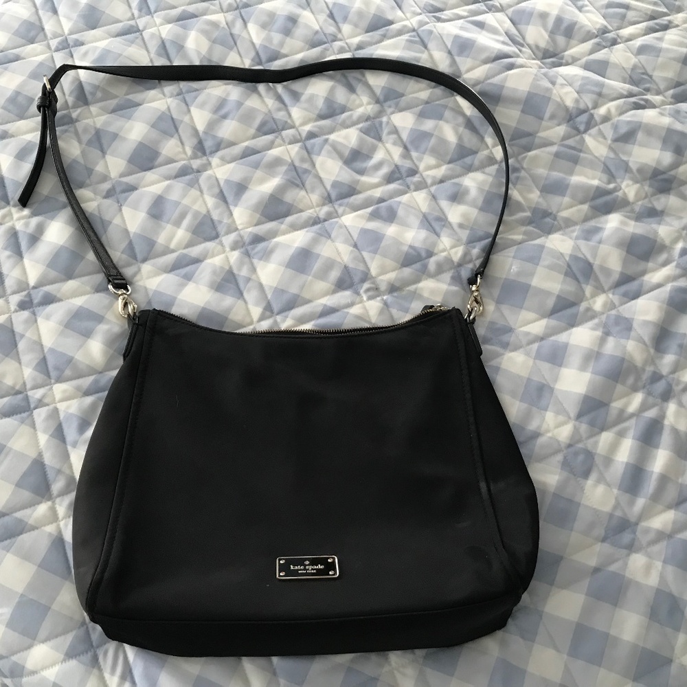 Kate Spade black nylon purse